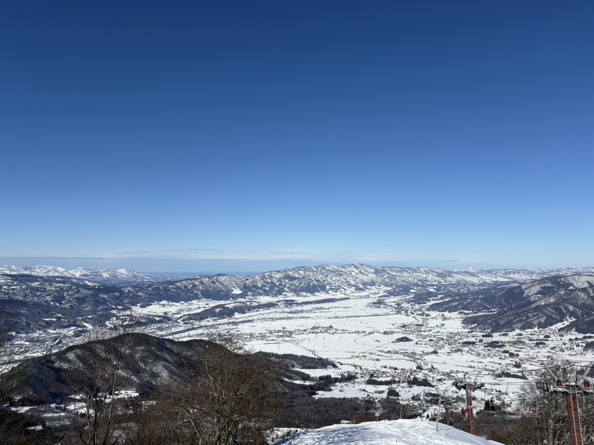 山頂からの景色